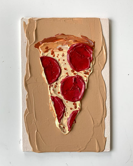 Pepperoni Pizza Painting