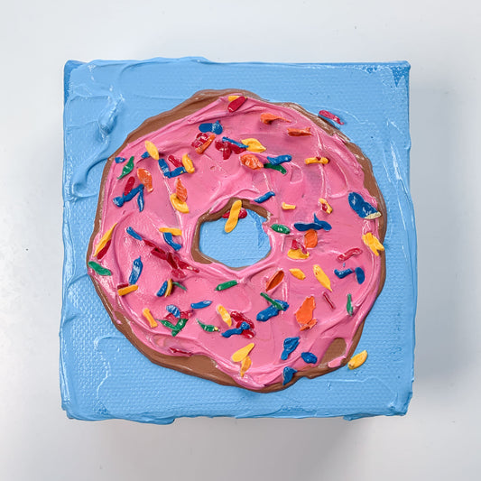 Pink Donut Painting