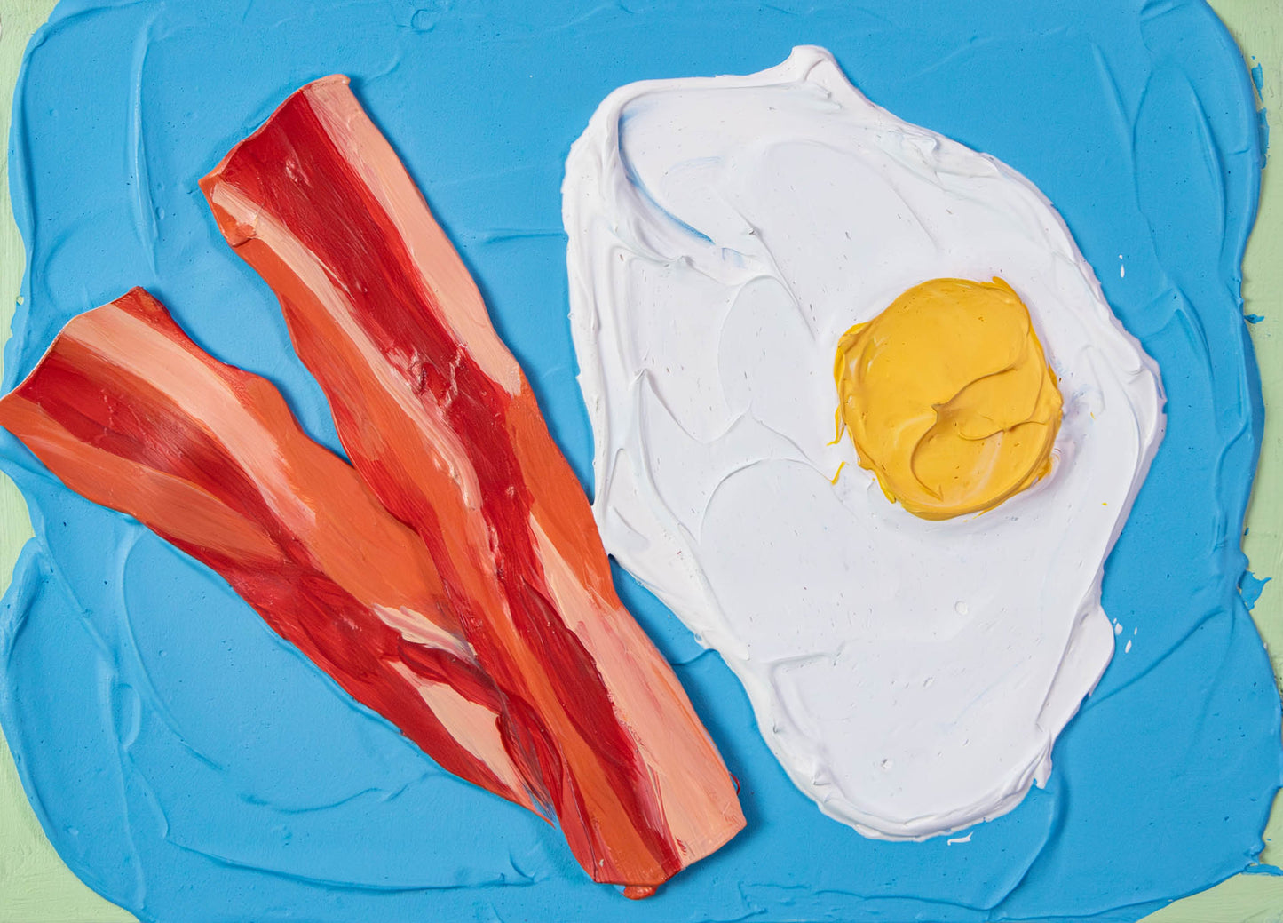 Bacon and Eggs Painting