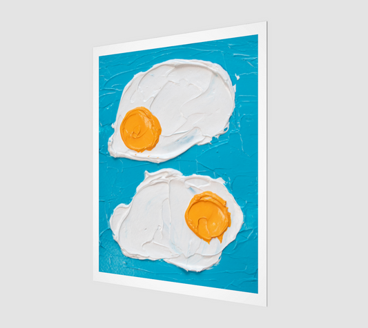 Two Eggs Art Print